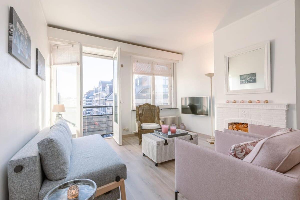 Huswell - Beautiful And Spacious Studio With Side Seaview Knokke-Heist Zewnętrze zdjęcie